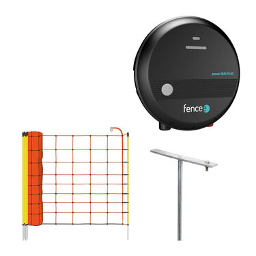 Zestaw ogrodzenia przenośnego FENCEE dla owiec – zasilanie kombinowane – sieć 50 m Zestaw ogrodzenia przenośnego FENCEE dla owiec – zasilanie kombinowane – sieć 50 m