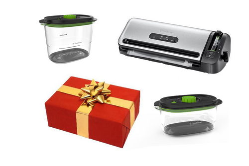 Zestaw podarunkowy - Pakowarka próżniowa Foodsaver FFS017X + Pojemnik do marynowania + New Fresh Container 2,3L Zestaw podarunkowy - Pakowarka próżniowa Foodsaver FFS017X + Pojemnik do marynowania + New Fresh Container 2,3L