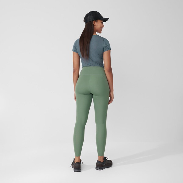 Legginsy damskie Fjällräven Abisko Patina Green 3 Legginsy damskie Fjällräven Abisko Patina Green 3